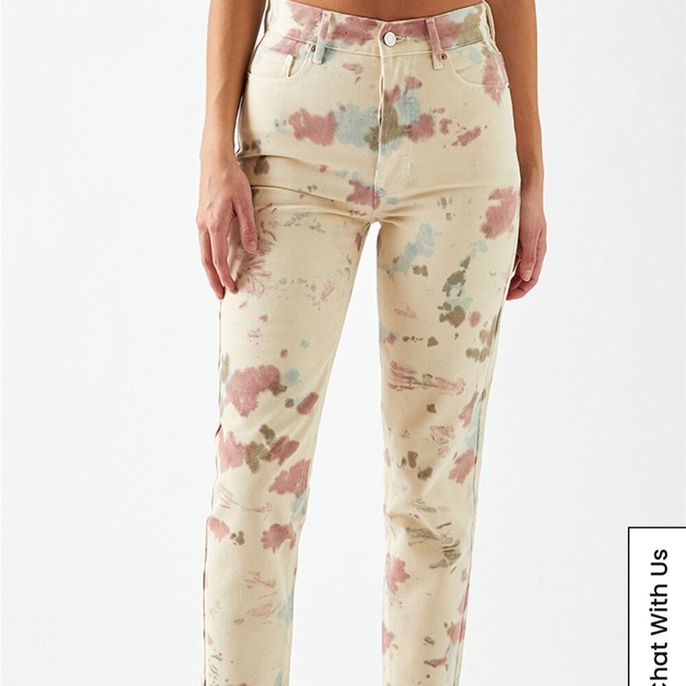 PacSun Ultra High Waist Slim Fit Tie Dye Jeans women's 26